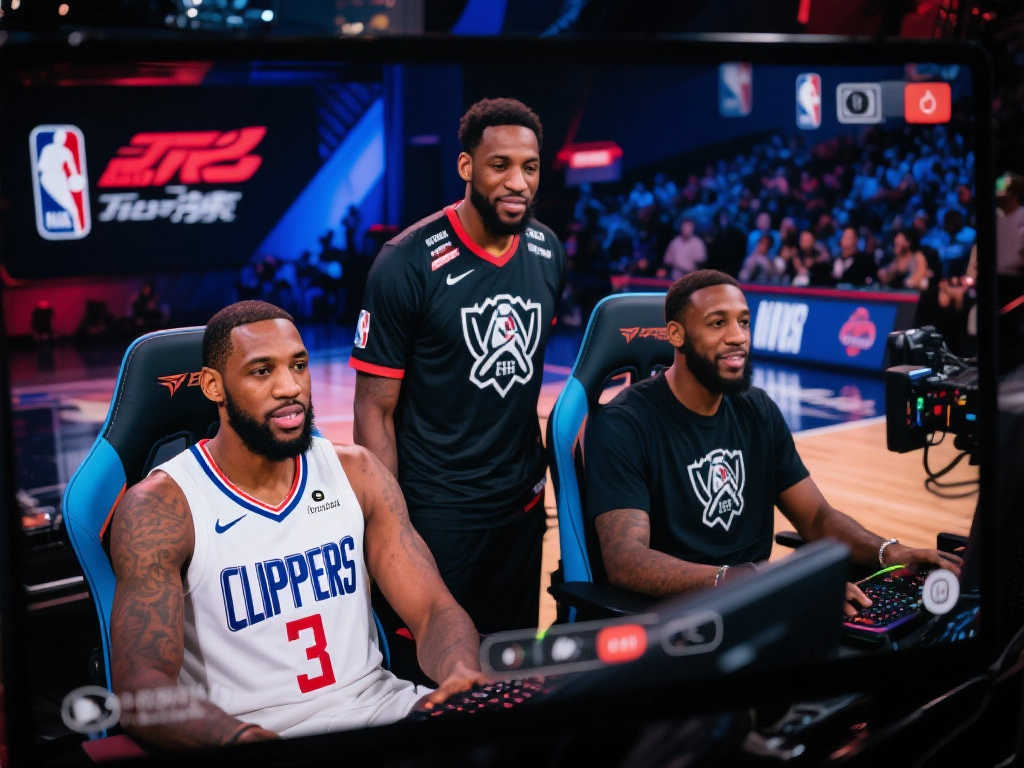 NBA球员参与电竞直播,与战队互动频繁 NBA球员参与电竞直播,与战队互动频繁